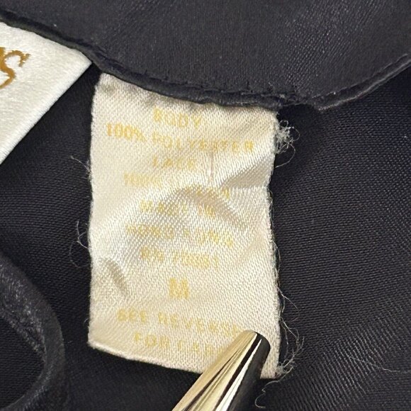 Vtg Victoria’s Secret Nightgown Slip Dress Neglige Lace Trim Size M Sexy Flirty - Picture 6 of 7